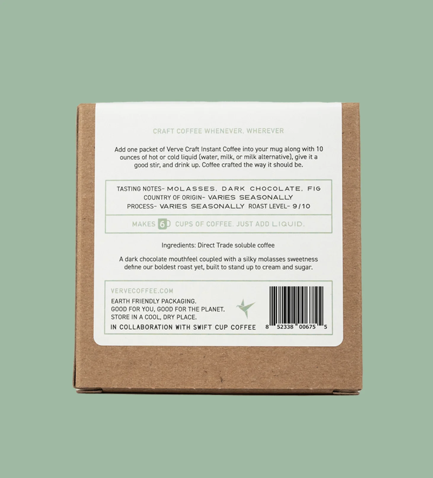 Bronson French Roast Craft Instant Coffee 6 Pack - Image 3